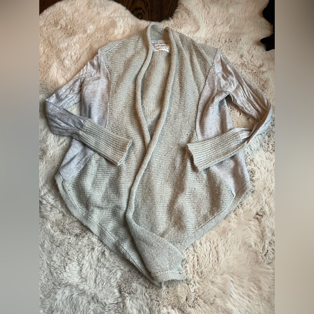 Anthropology. Angel of the North cardigan sweater with wrap buttons.  Womens s.